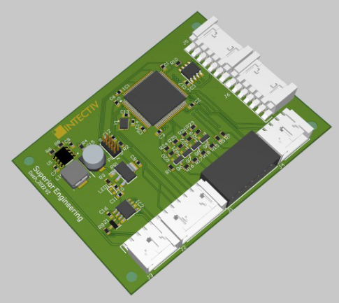 Steering wheel PCB